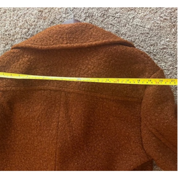 NEW TopShop boucle long coat - Picture 9 of 10